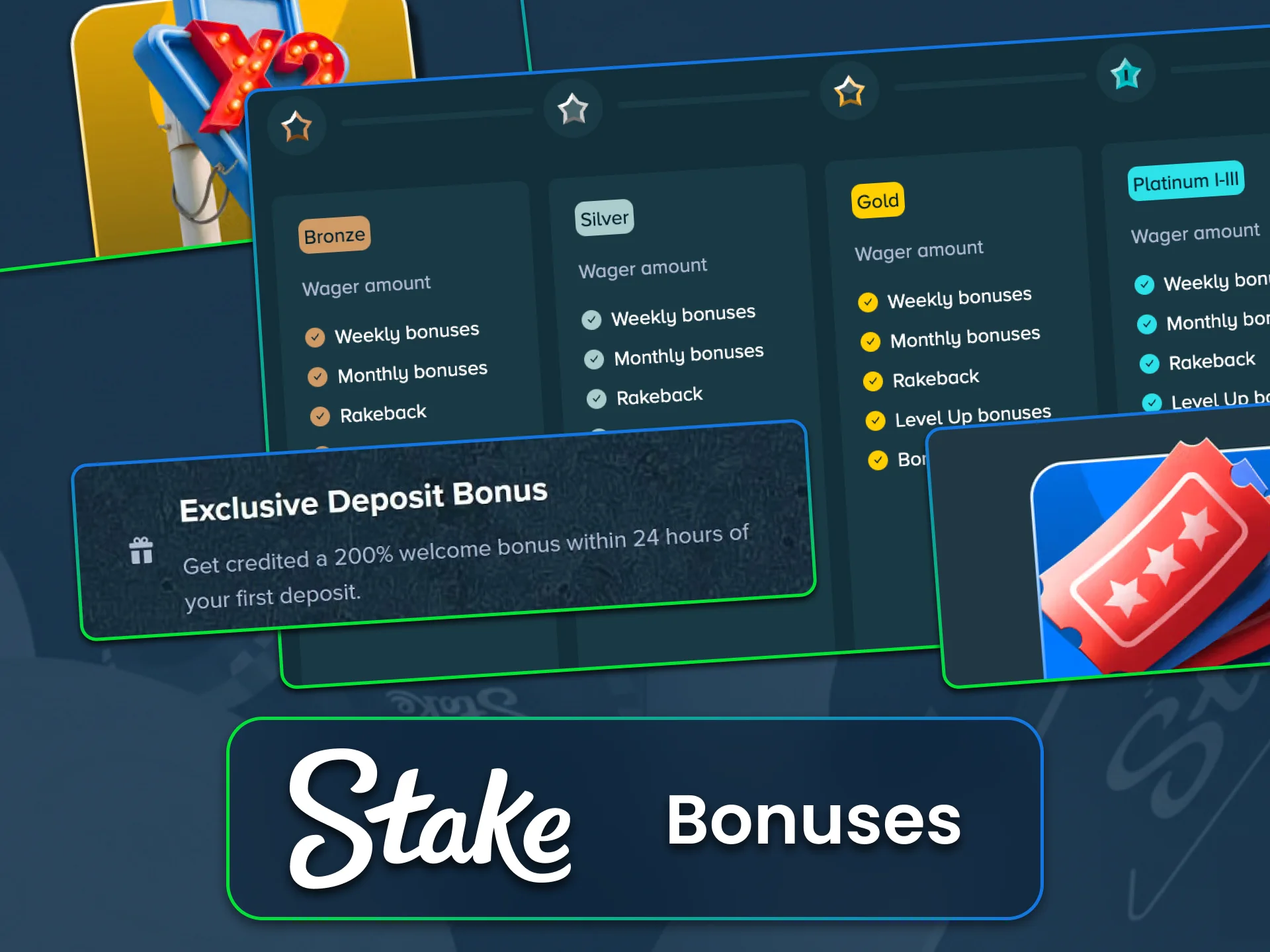 Enjoy weekly draws, free bets, and VIP rewards on Stake.