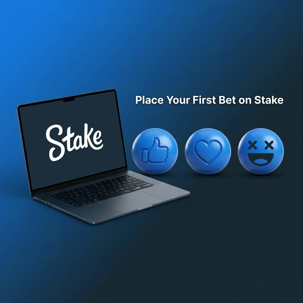 Step-by-step guide to placing your first sports bet on Stake sportsbook with bet slip instructions
