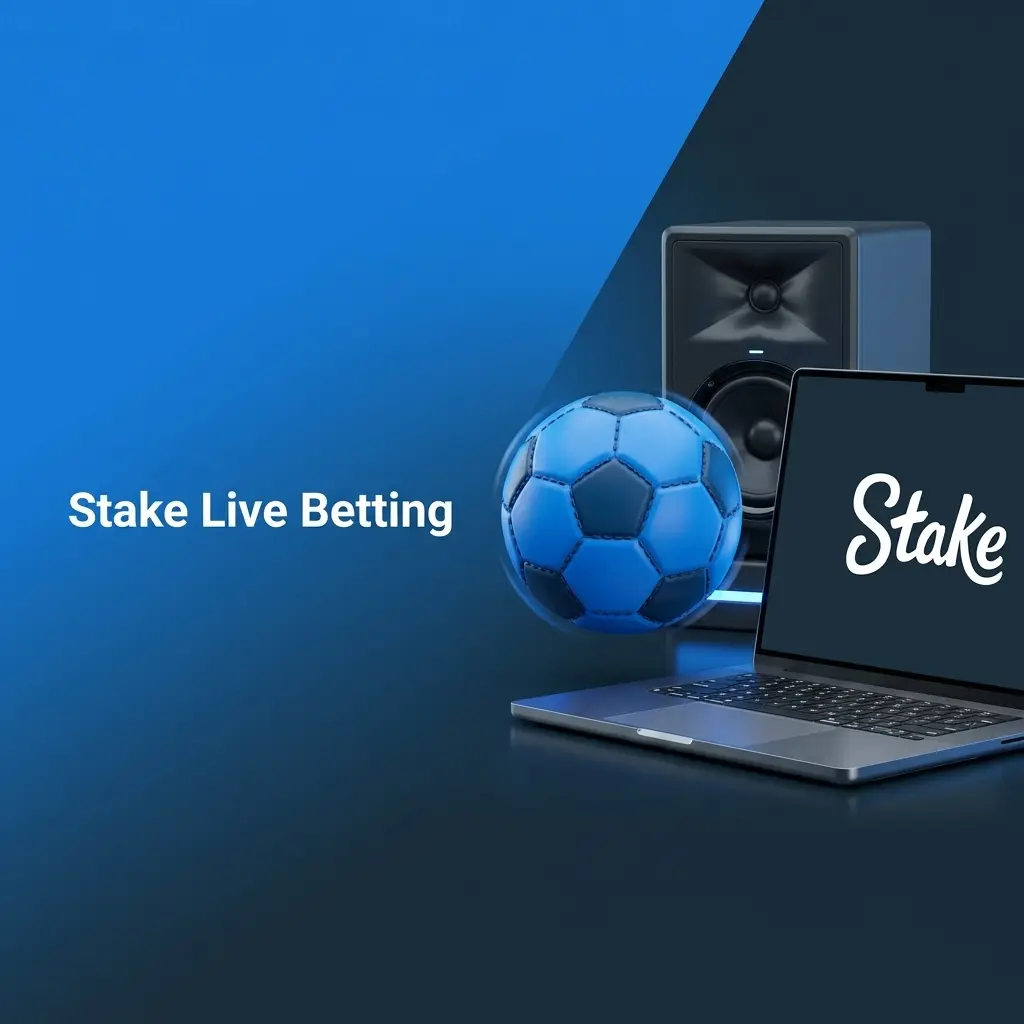 Stake live betting interface showing in-play odds for cricket, football, tennis, and esports with live match tracker